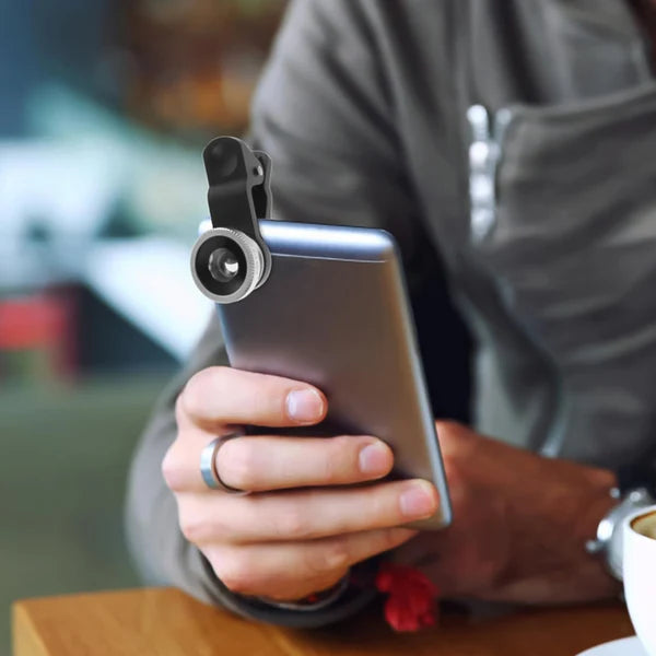 Camera Lens External Phone Lens Phone Camera Lens 0.45x Universal Ultra Wide Angle 12.5x Beauty Function External Lens Camera Accessories For Take Pictures Most Android Smartphone - Happy Price - Image 3