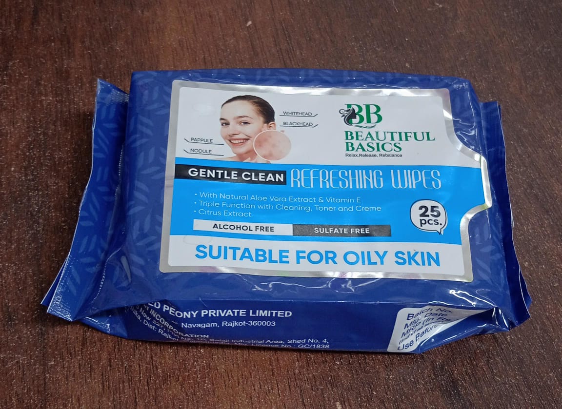 Refreshing Wet Wipes For Face  Facial Cleansing  Refreshing  Skin Hydration Soothing For Skin  Ph Balance  Alcohol Free  Nourishing With Fruit Extract  25 Wipes - Happy Price - Image 7