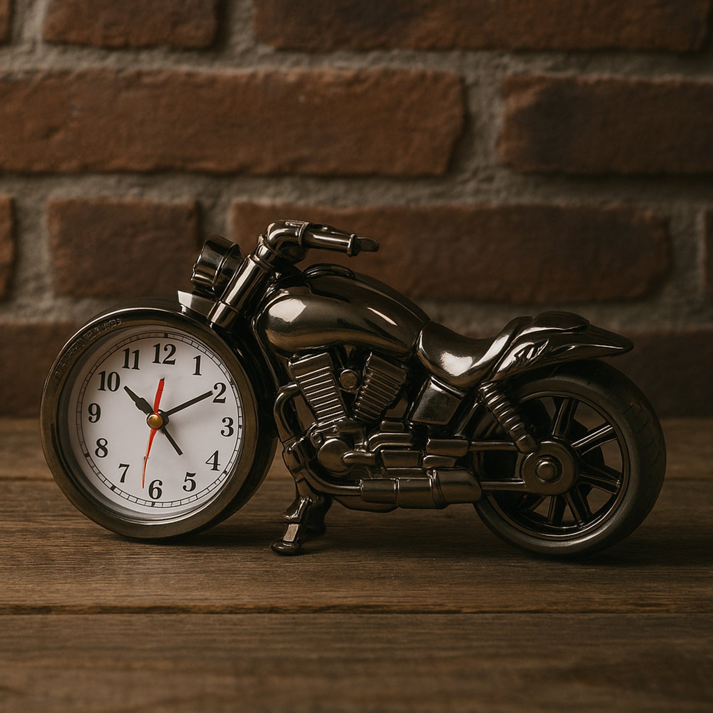 Motorcycle Alarm Clock Motor Table Clock For Home Decor (1 Pc) - Happy Price - Image 4