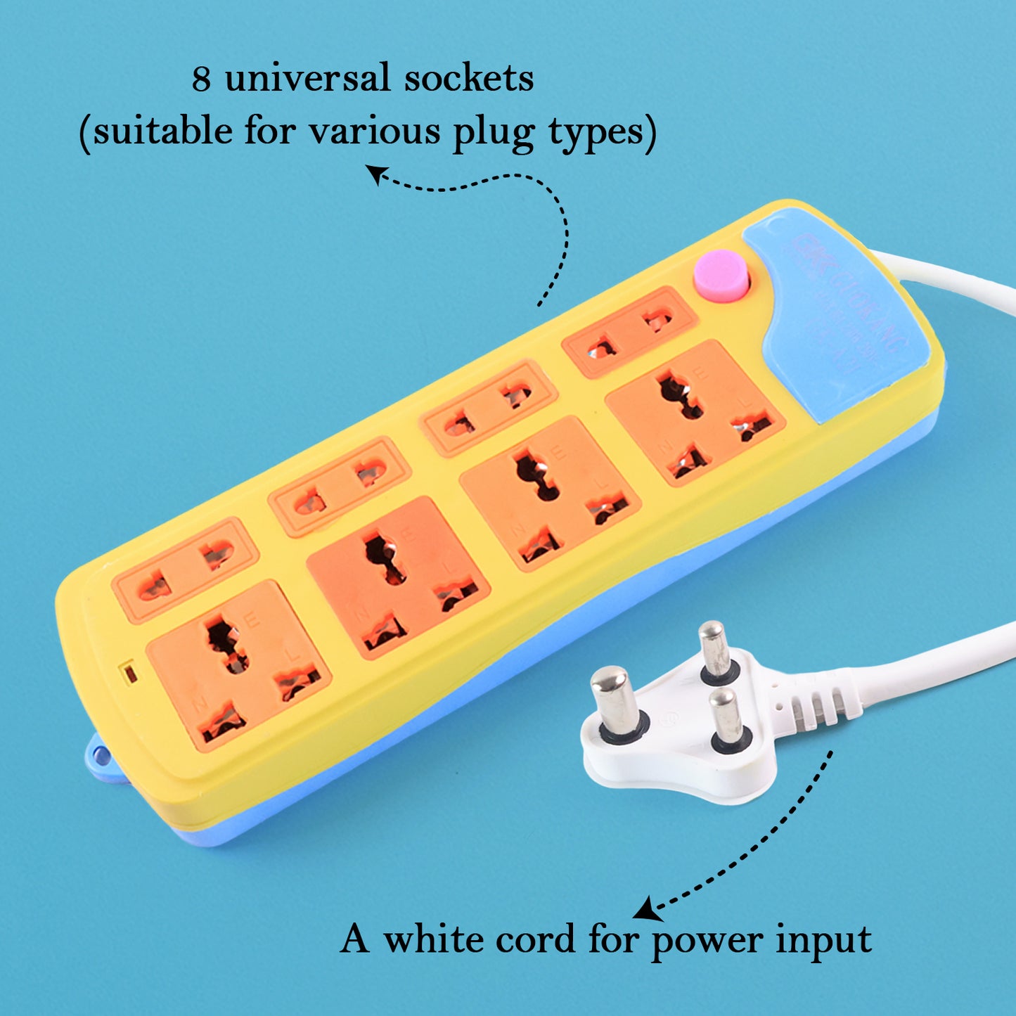 Multi Socket Extension Board (8 Socket  1 Pc) - Happy Price - Image 6