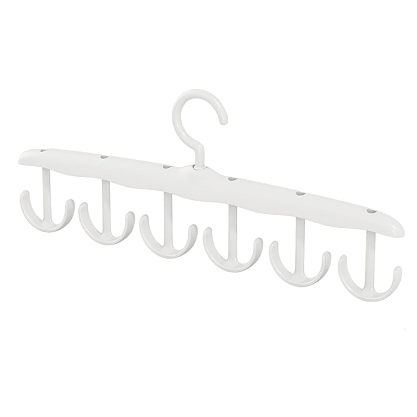Tank Top Hanger 12-hook Space Saving Hanger Capacity Rotatable Wood Space Saving Hanger Closet Organizers And Storage For Dorm  Apartment For Tank Top - Happy Price - Image 4
