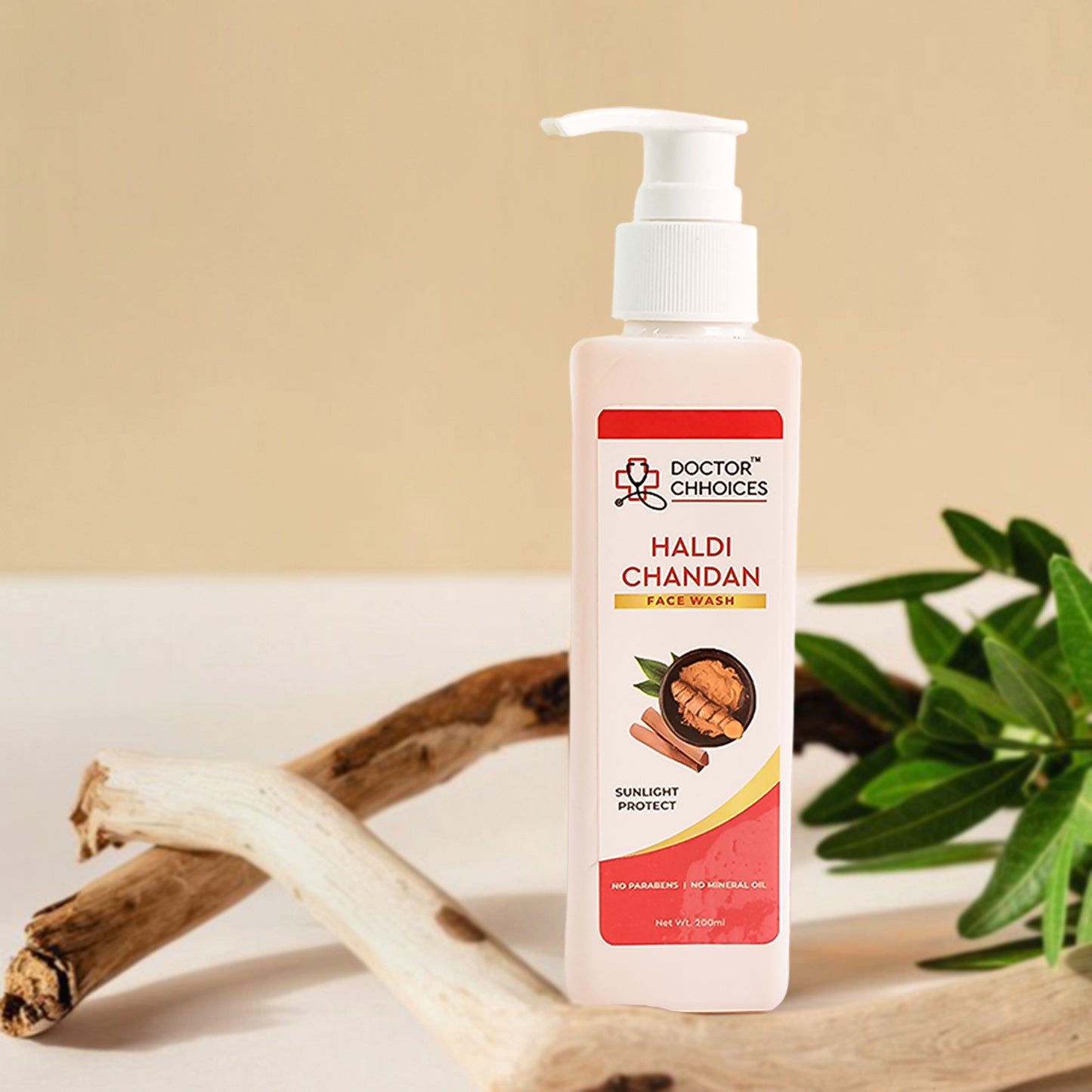 Doctor Chhoices Haldi Chandan Face Wash 200ml (1 Pc)