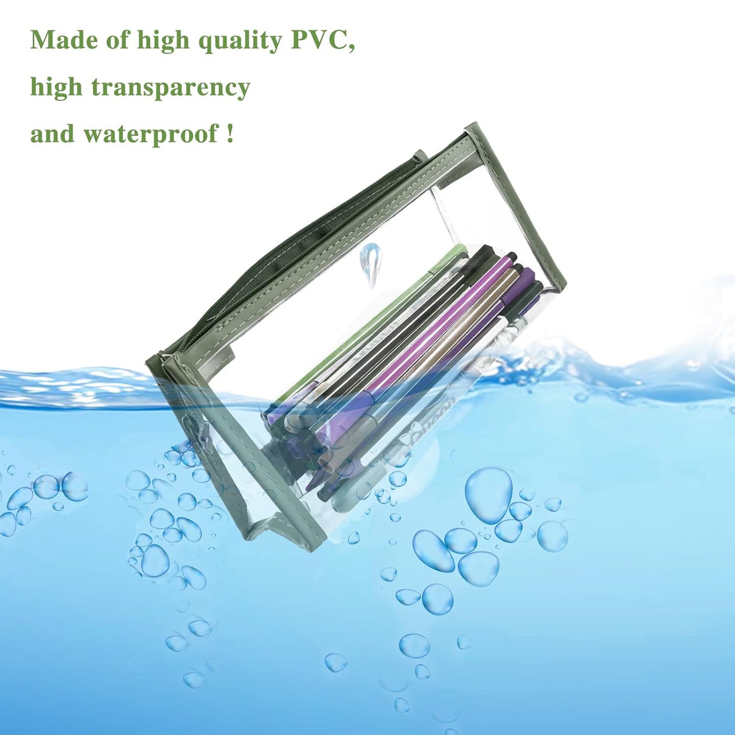 Transparent Zipper Closing Pouch (1 Pc) - Happy Price - Image 3