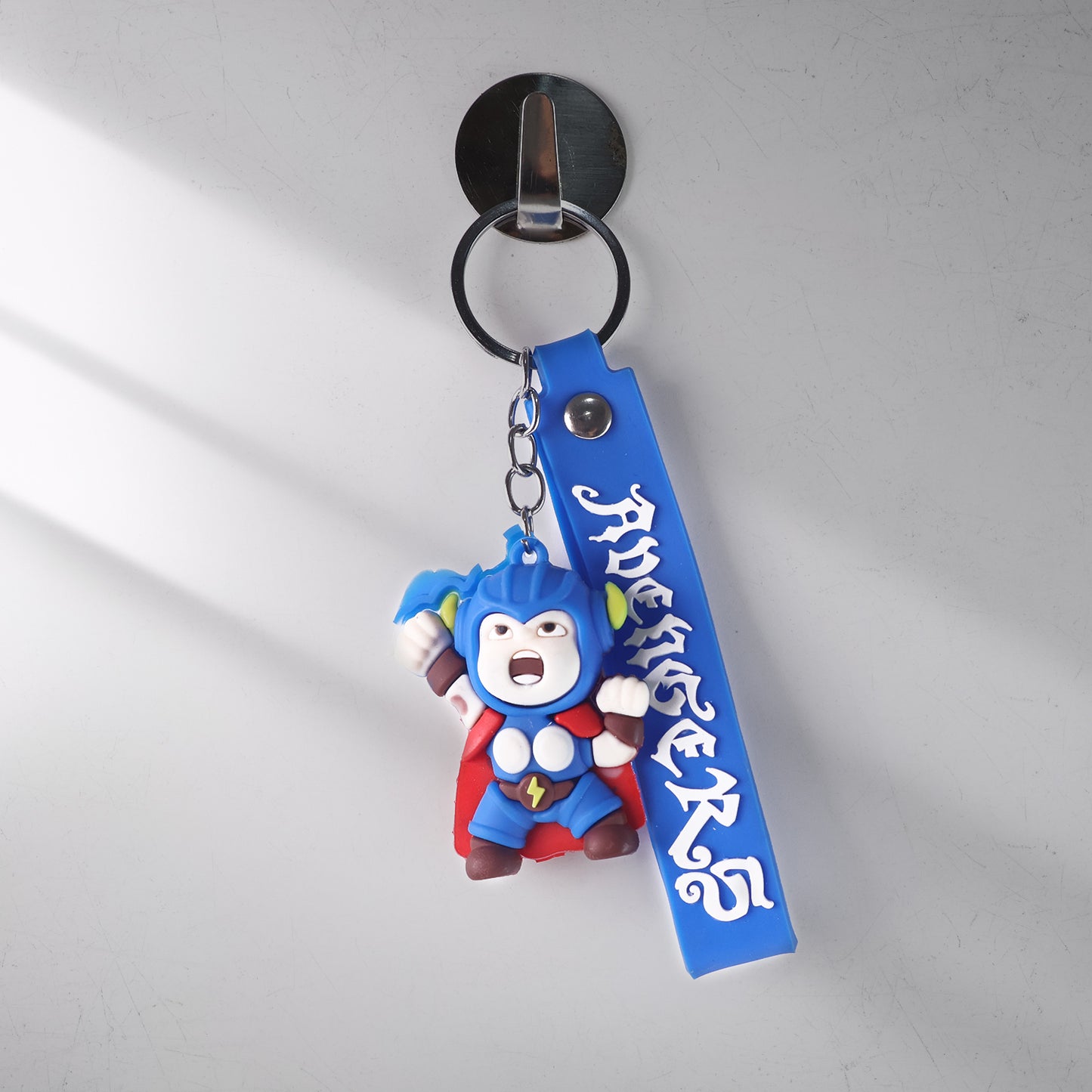 Cute Silicone 3d Key Chain With Metal Hook  Strap (Pack Of 1) - Happy Price - Image 6