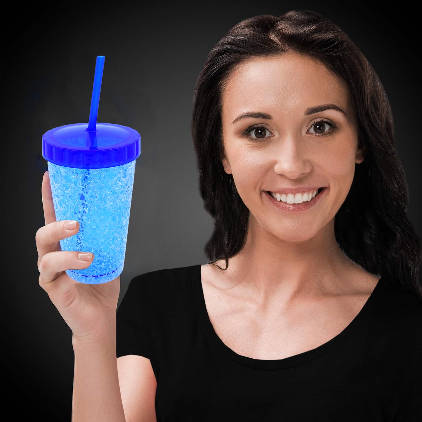Plastic Reusable Sipper Tumbler With Lid And Straw (1 Pc  500 Ml  Mix Color  1 Pc) - Happy Price - Image 6