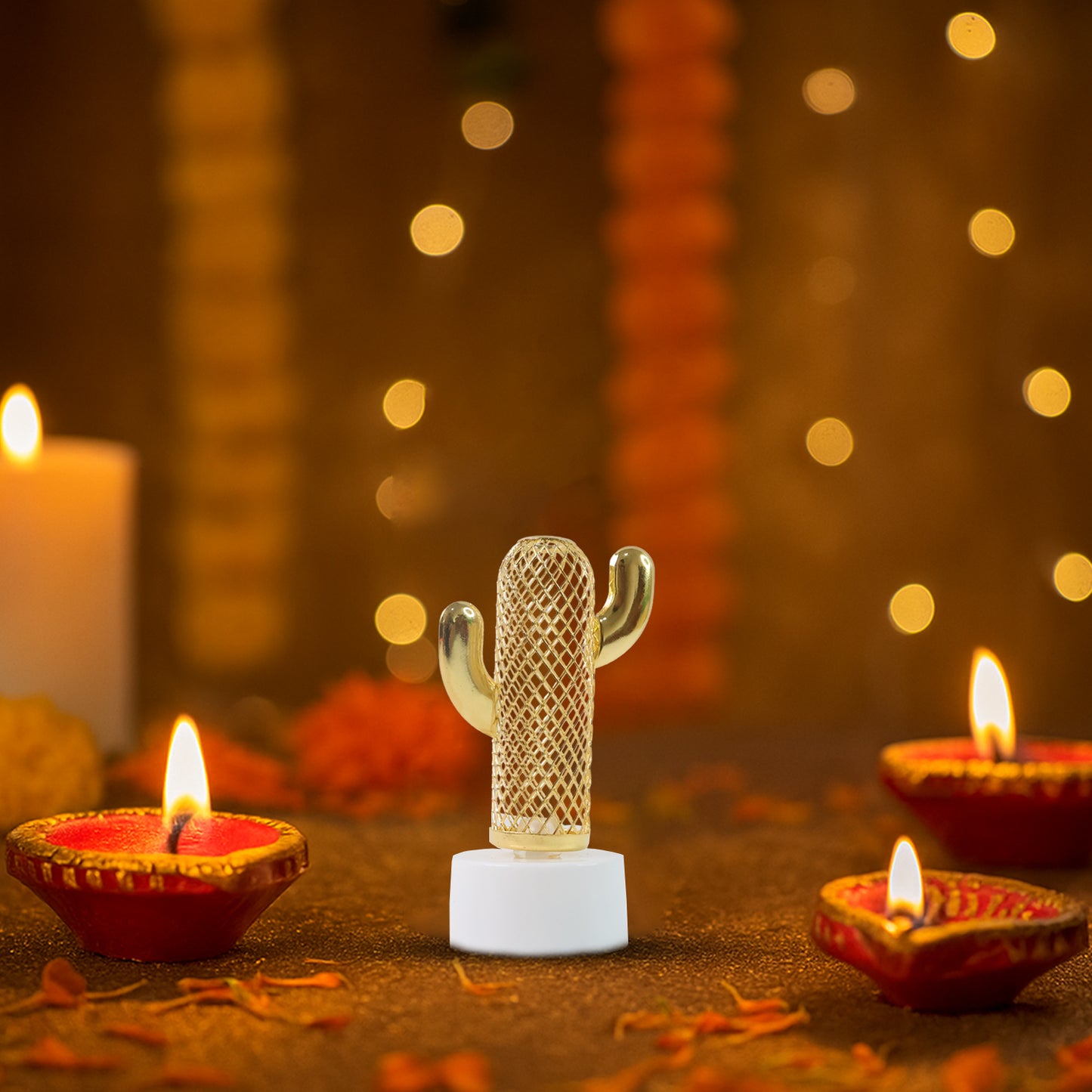 Decorative Cactus Flameless LED Candles - Set of 12 - Happy Price - Image 6