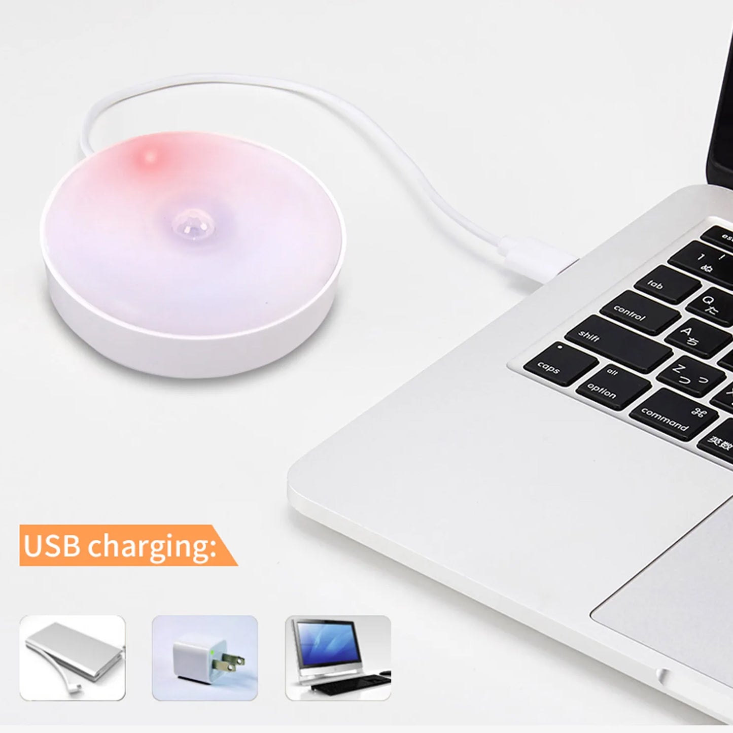Round Shape 8 Led Motion Sensor Induction Led Light - Happy Price - Image 5