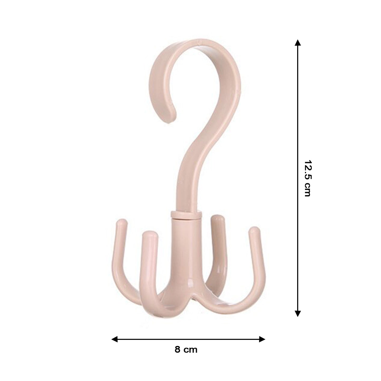 4-claw Multi-function 360 Degree Rotatable Purse Rack Handbag Hanger Hook - Happy Price - Image 4