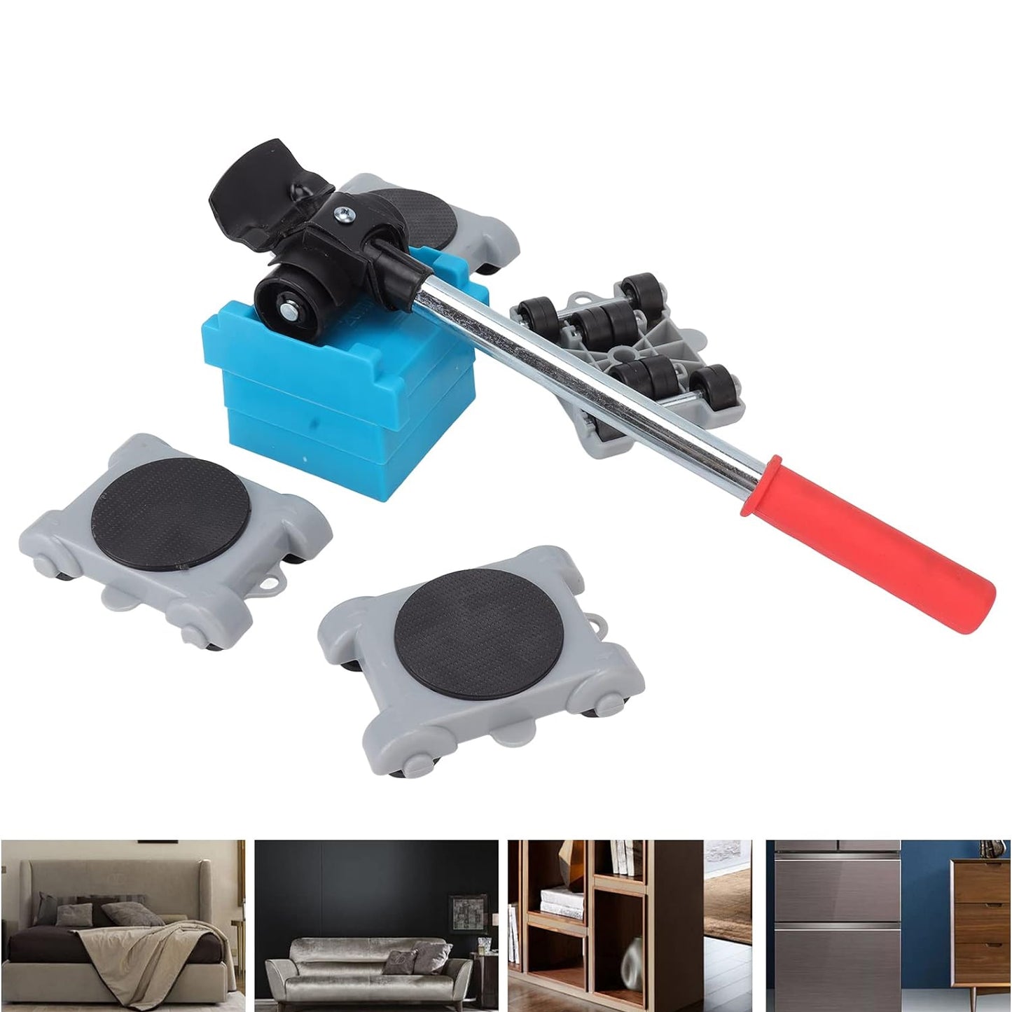 Furniture Lifter Tool Furniture Dolly Furniture Lifters Tool Set (1 Set  8 Pc) - Happy Price - Image 6
