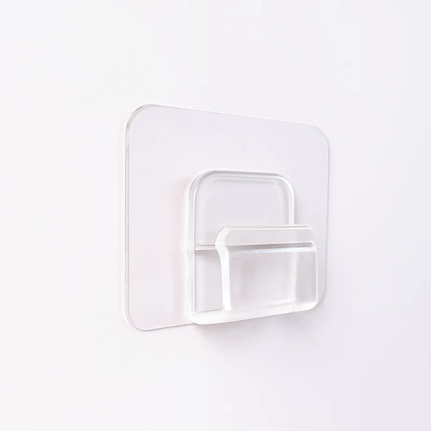Cute Cartoon Print Transparent Wall Hook With Self-adhesive Back (1 Pc) - Happy Price - Image 5