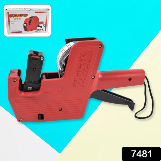 Hand Held Plastic 8 Digits Price Label Tag Gun Widely Used In Departmental Stores And Markets For Price Tagging Among Customers.