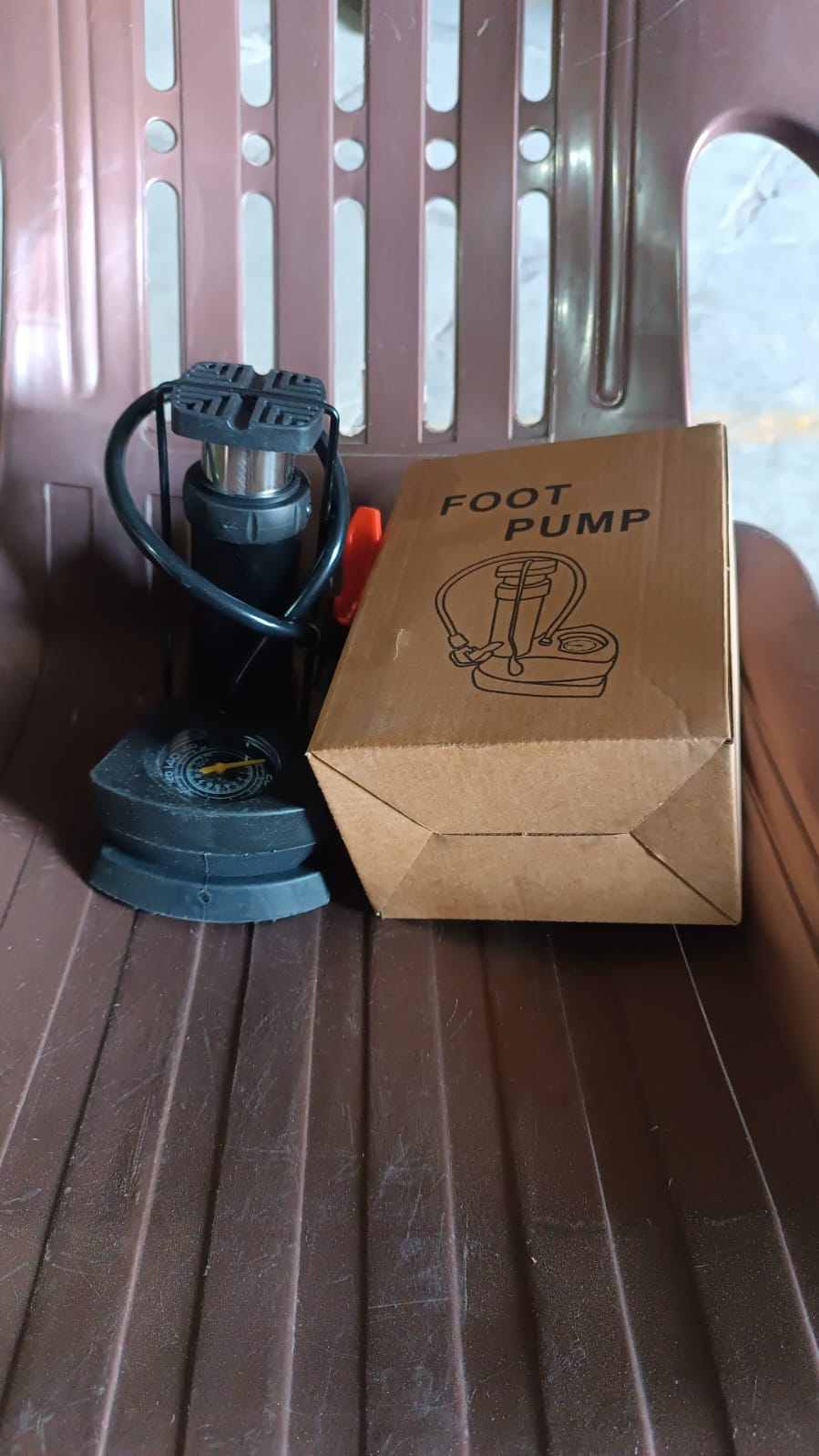Portable Mini Bike Pump  Cycle Pump Foot (1 Pc) - Happy Price - Image 7
