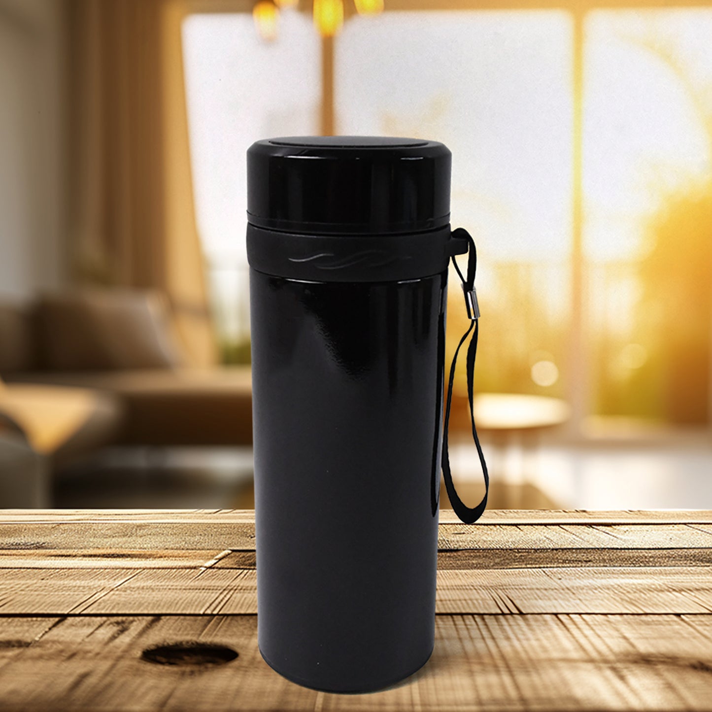 Stainless Steel Vacuum Thermos Flask Bottle (1000ml Approx  1 Pc) - Happy Price - Image 2