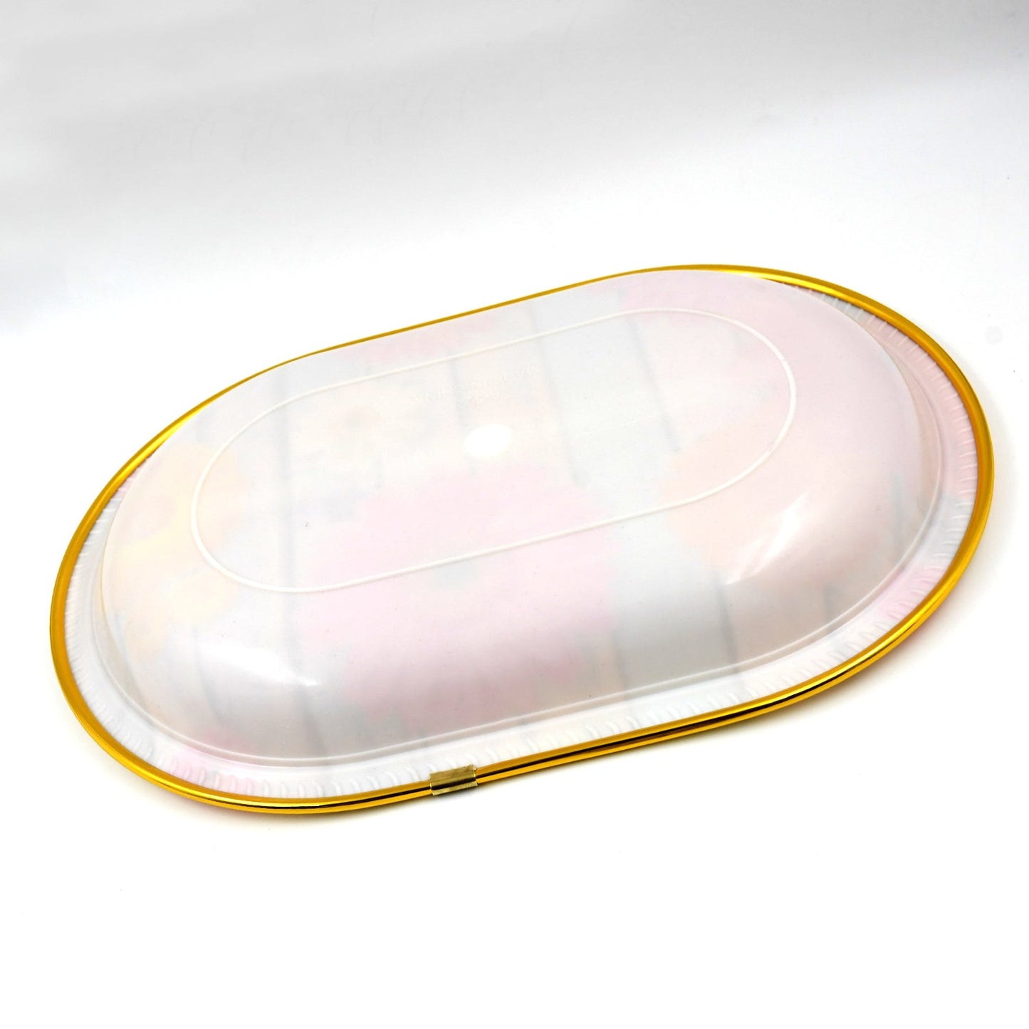 Medium Plastic Flower Printed Design Serving Tray (1 Pc  31 X 21 Cm) - Happy Price - Image 4