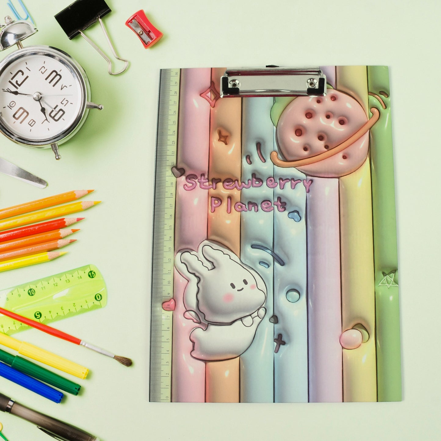 Wooden Paper Clipboard Writing Pad With Clip (1 Pc  3122 Cm) - Happy Price - Image 4