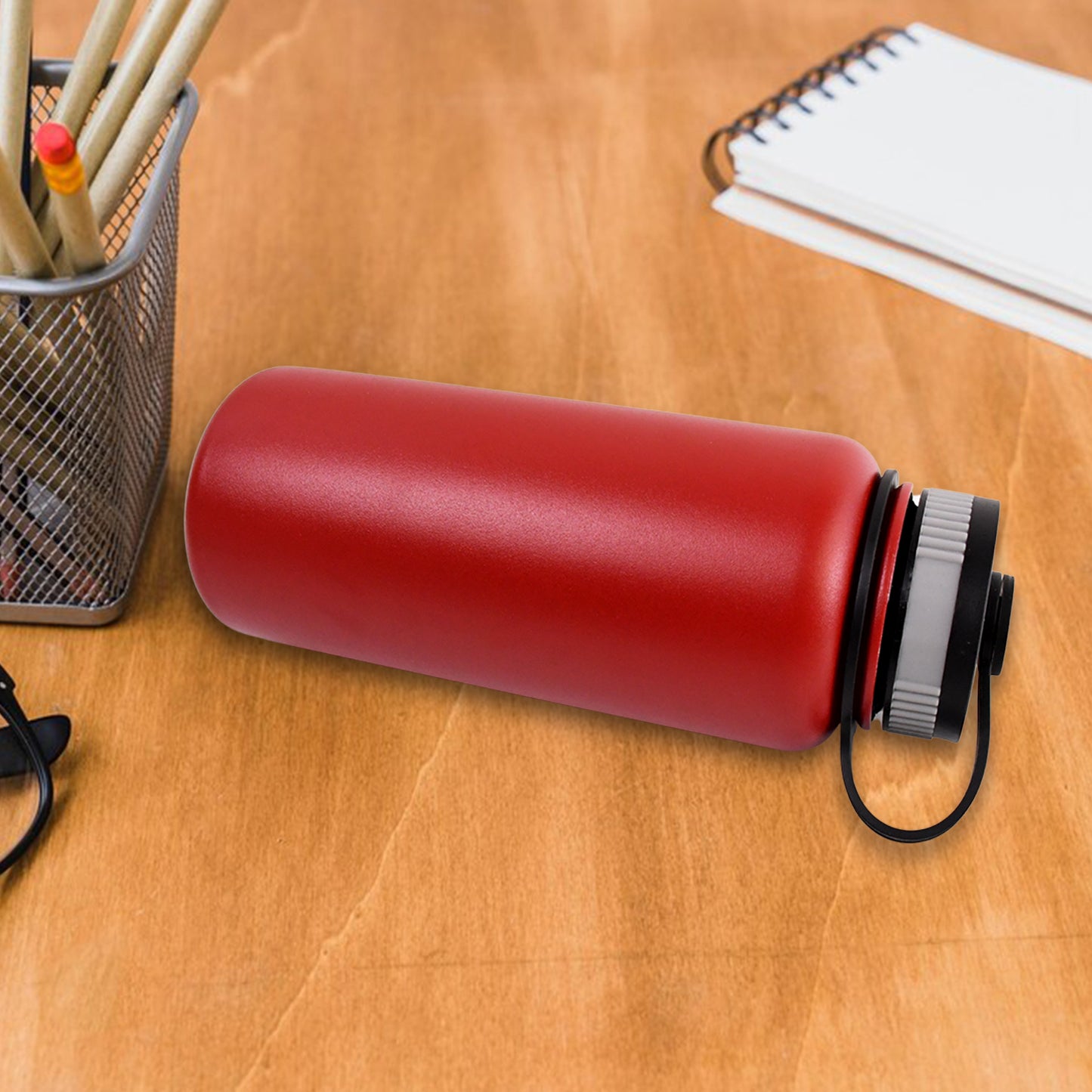 Stainless Steel Double Wall Vacuum-insulated Drink Water Bottle (1000 Ml  Mix Color) - Happy Price - Image 5