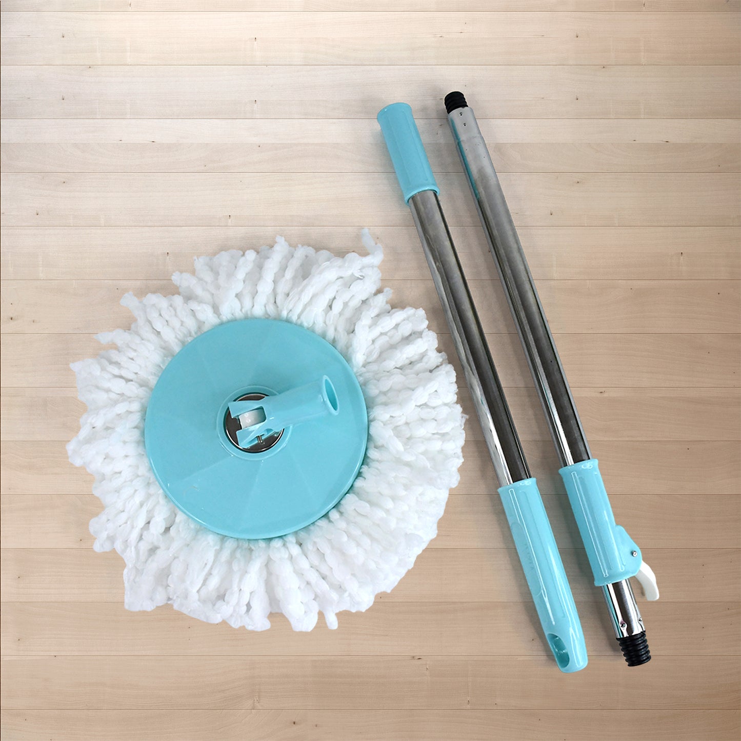 Adjustable Stainless Steel Mop Rod Set 120 Cm - Happy Price - Image 2