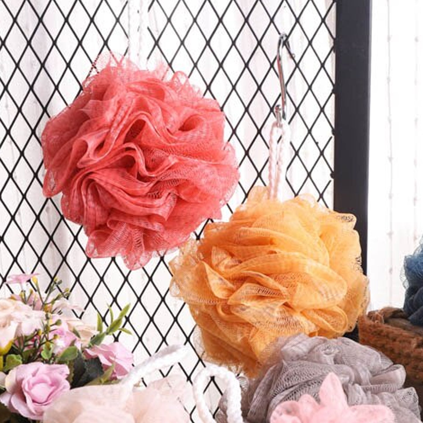 Bath Sponge Round Loofah And Back Scrubber For Men And Women - Happy Price - Image 6
