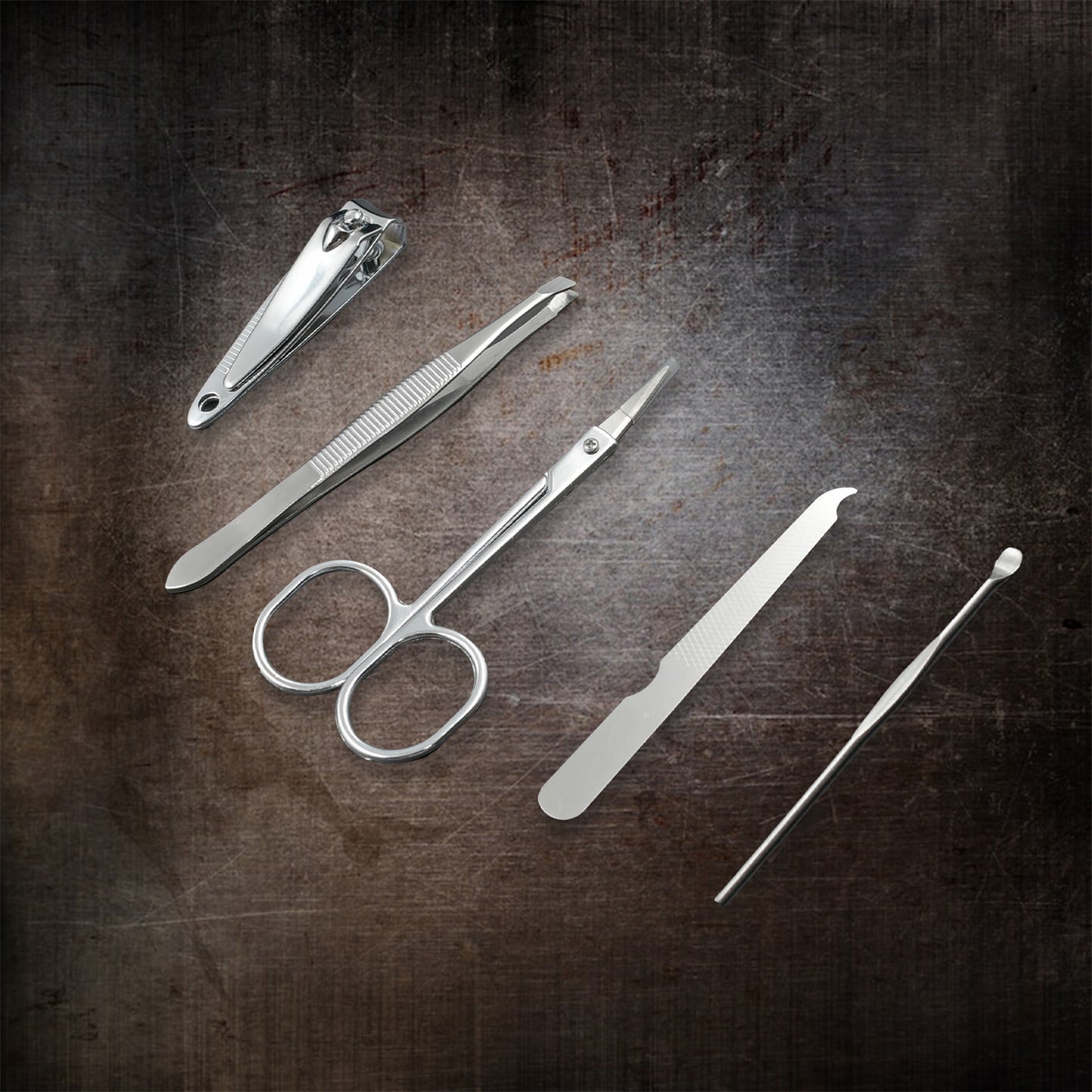 Nail Scissors Professional Nail Clippers Kit Manicure Set 5 Pieces Top Grade Stainless Steel Grooming Kit For Travel Or Home Manicure Set - Happy Price - Image 6