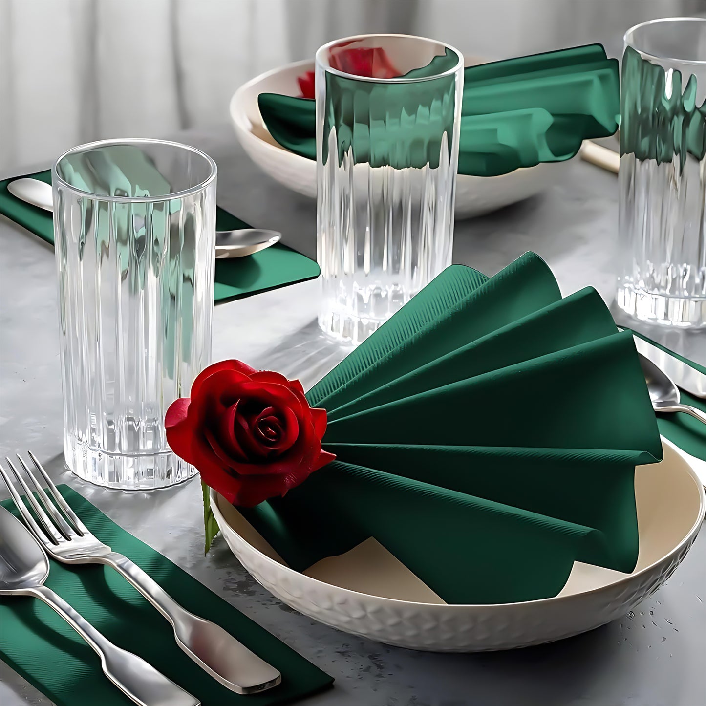 Disposable Paper Napkins Approx 100 Pcs - Happy Price - Image 4