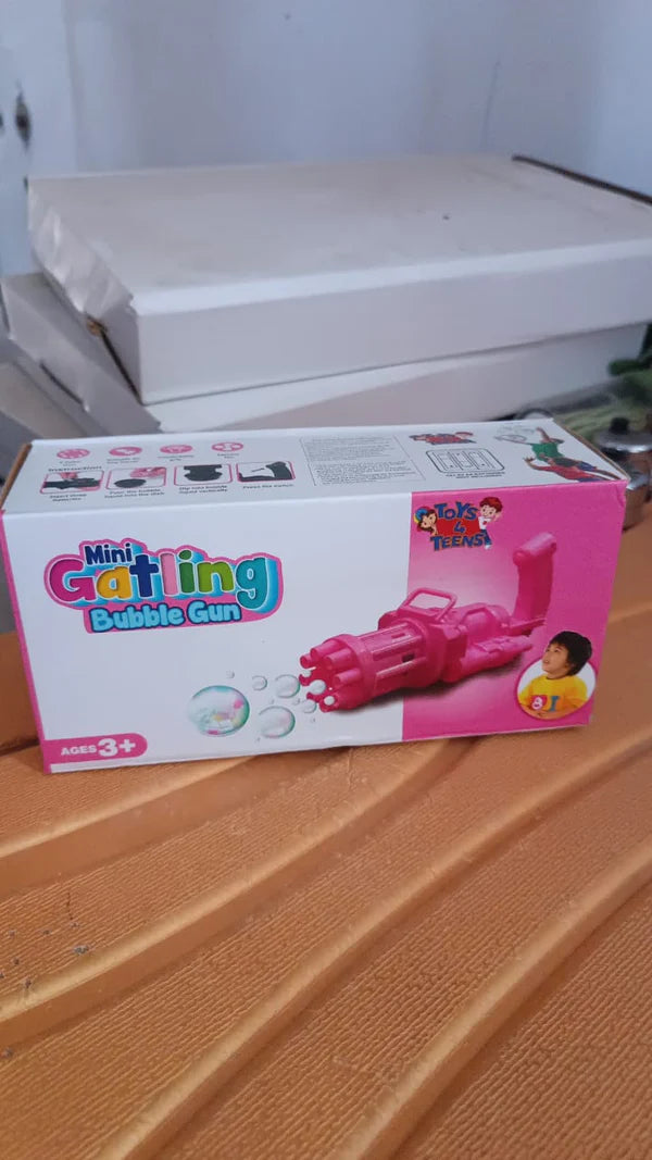 8-hole Battery Operated Bubbles Gun Toys For Boys And Girls - Happy Price - Image 2