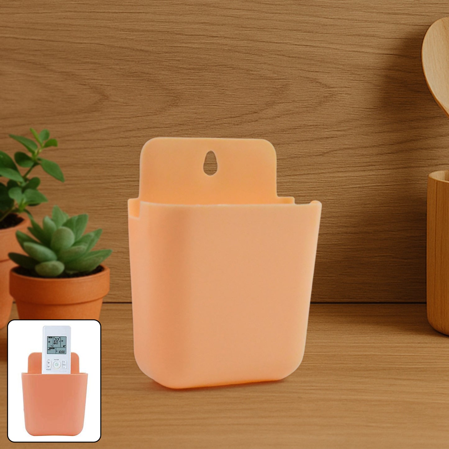Multi Purpose Wall Mounted Plastic Storage Pocket (1 Pc) - Happy Price - Image 3