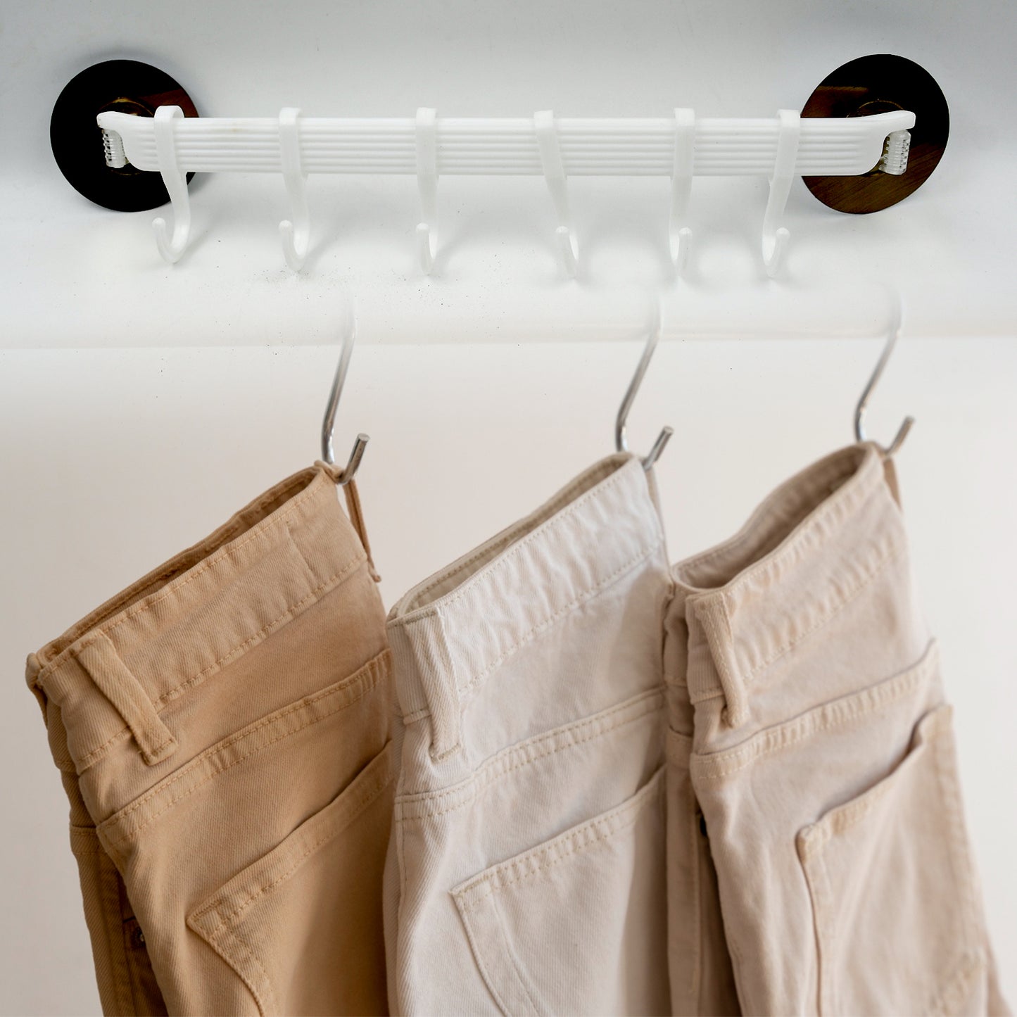 1 Pc Wall Mounted Towel Holder - Adhesive Hook for Bathroom & Kitchen - Happy Price - Image 2