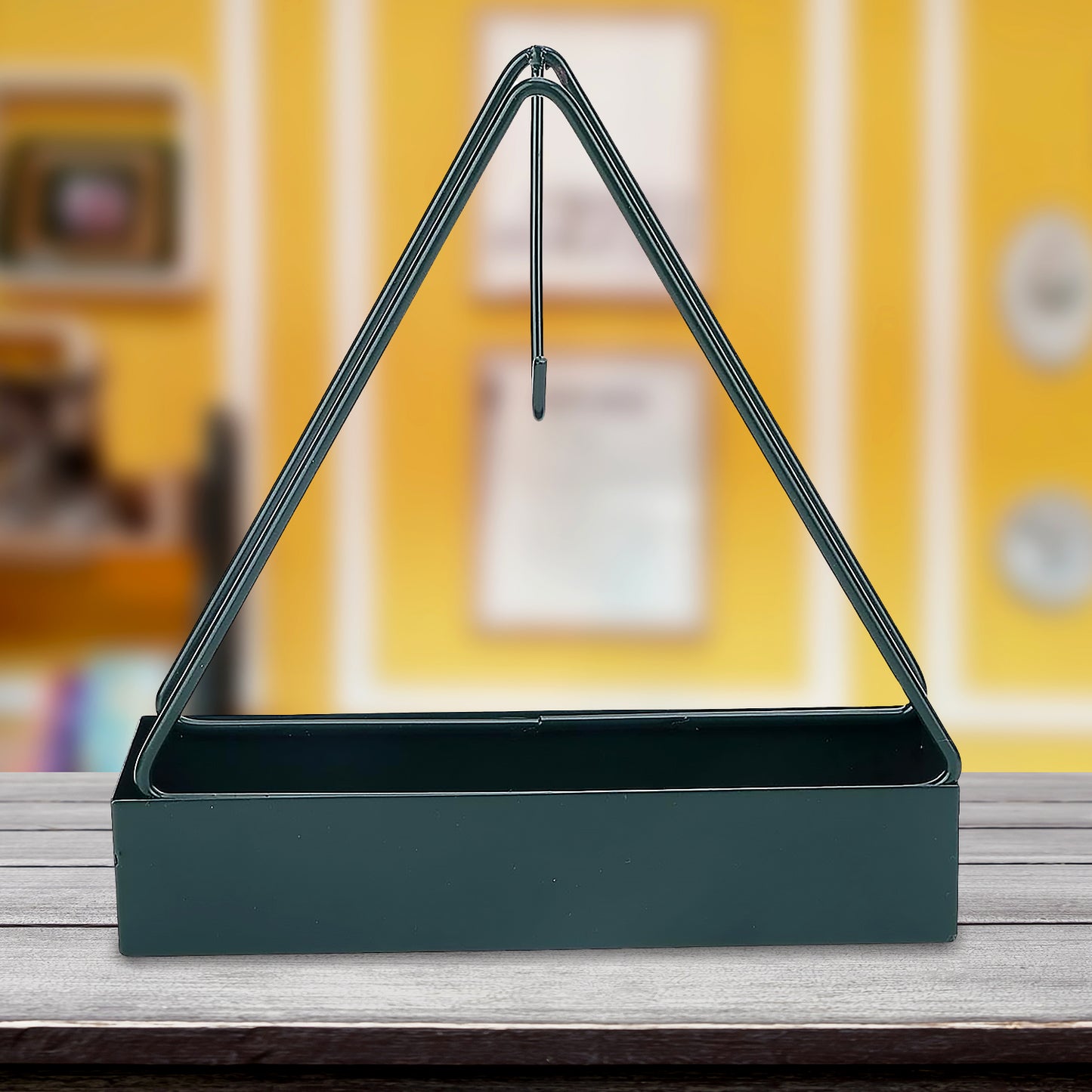 Mosquito Coil Holder Frame Triangular Shape Iron Mosquito Incense Holder Mosquito Repellent Incense Holder Hanging Mosquito Repellent Outdoor Stylish Mosquito Repellent Incense Holder - Happy Price - Image 3
