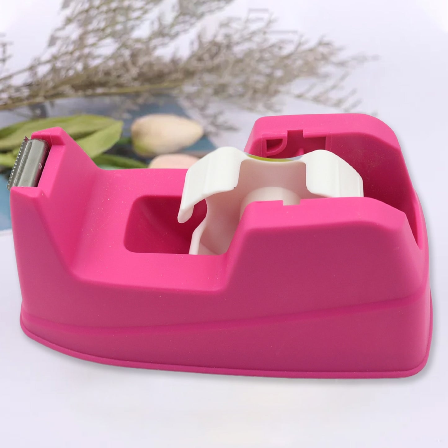 Plastic Tape Dispenser Cutter For Home Office Use Tape Dispenser For Stationary Tape Cutter Packaging Tape (1 Pc  631 Gm) - Happy Price - Image 4