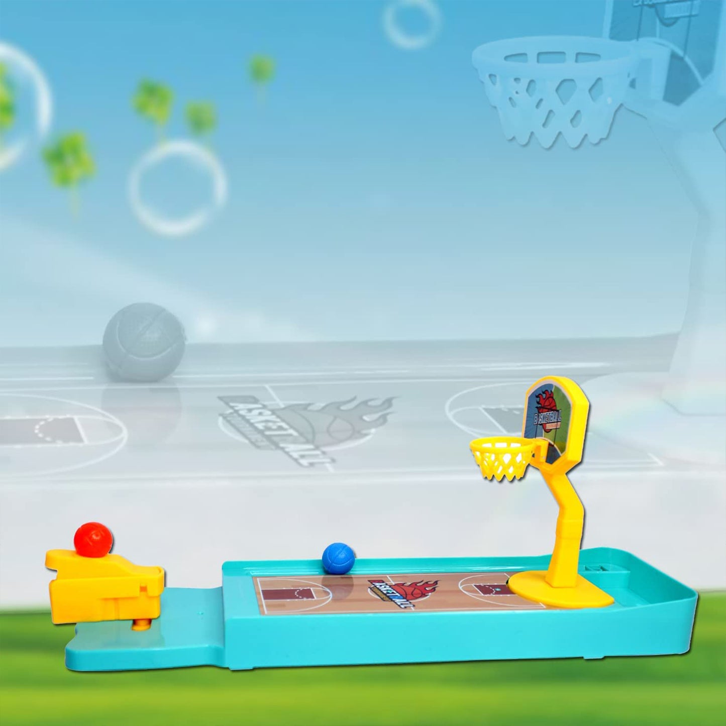 Mini Table Top Finger Basketball Game For Kids - Desktop Game For Kids  Adults Basketball Finger Bowling Game Fun Indoor Finger Bowling Game For Boys  Girls Family Board Game - Happy Price - Image 6