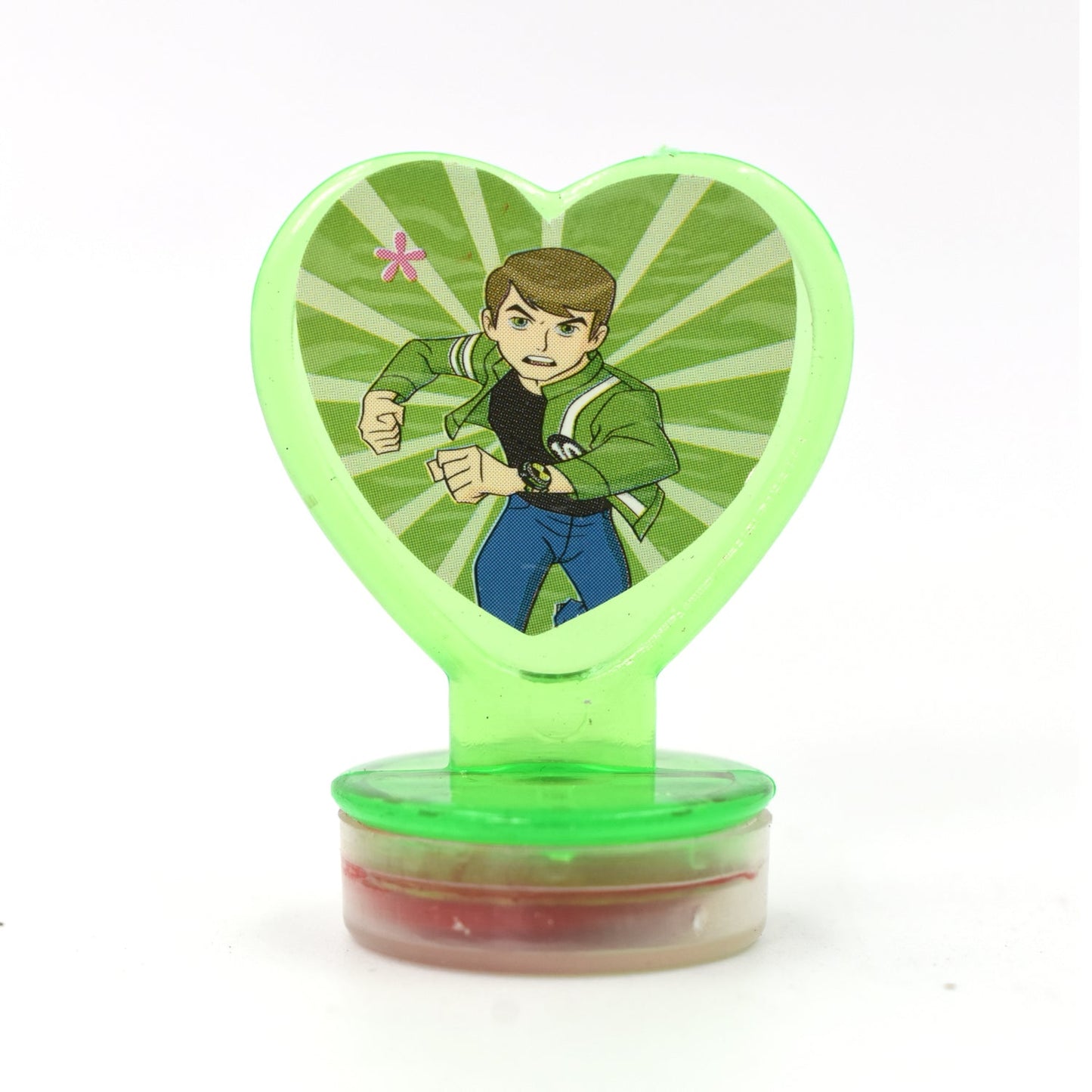 Unique Cartoon Character Heart Shape Stamps 6 Pieces For Kids Motivation And Reward Theme Prefect Gift For Teachers Parents And Students (Multicolor) - Happy Price - Image 2