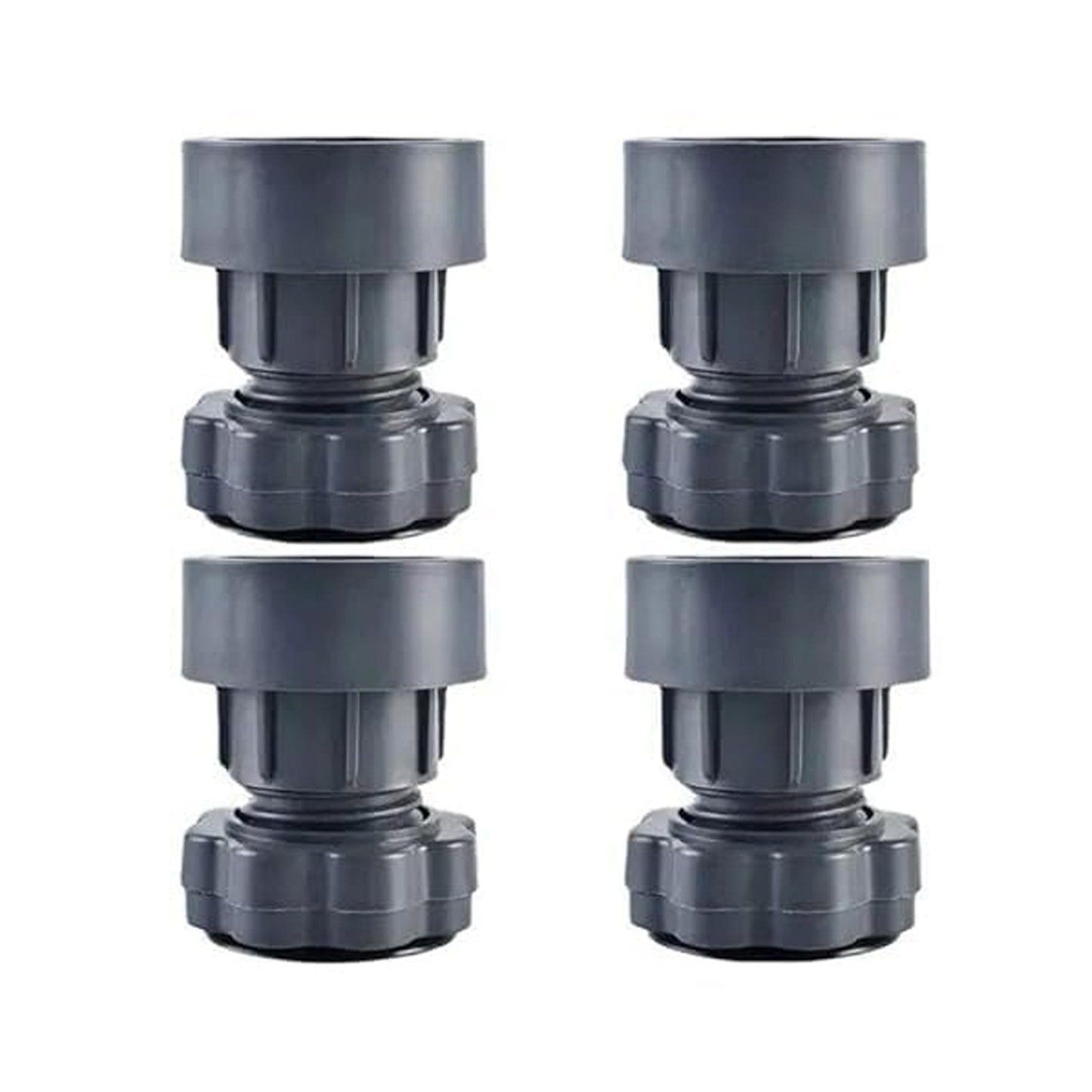 Plastic Washing Machine Vibration Feet Pad Adjustable Highly Non-slip Support Anti Vibration Pads Walk Pads Shock Absorber Noise Cancelling Furniture Lifting Base (4 Pcs Set) - Happy Price - Image 4