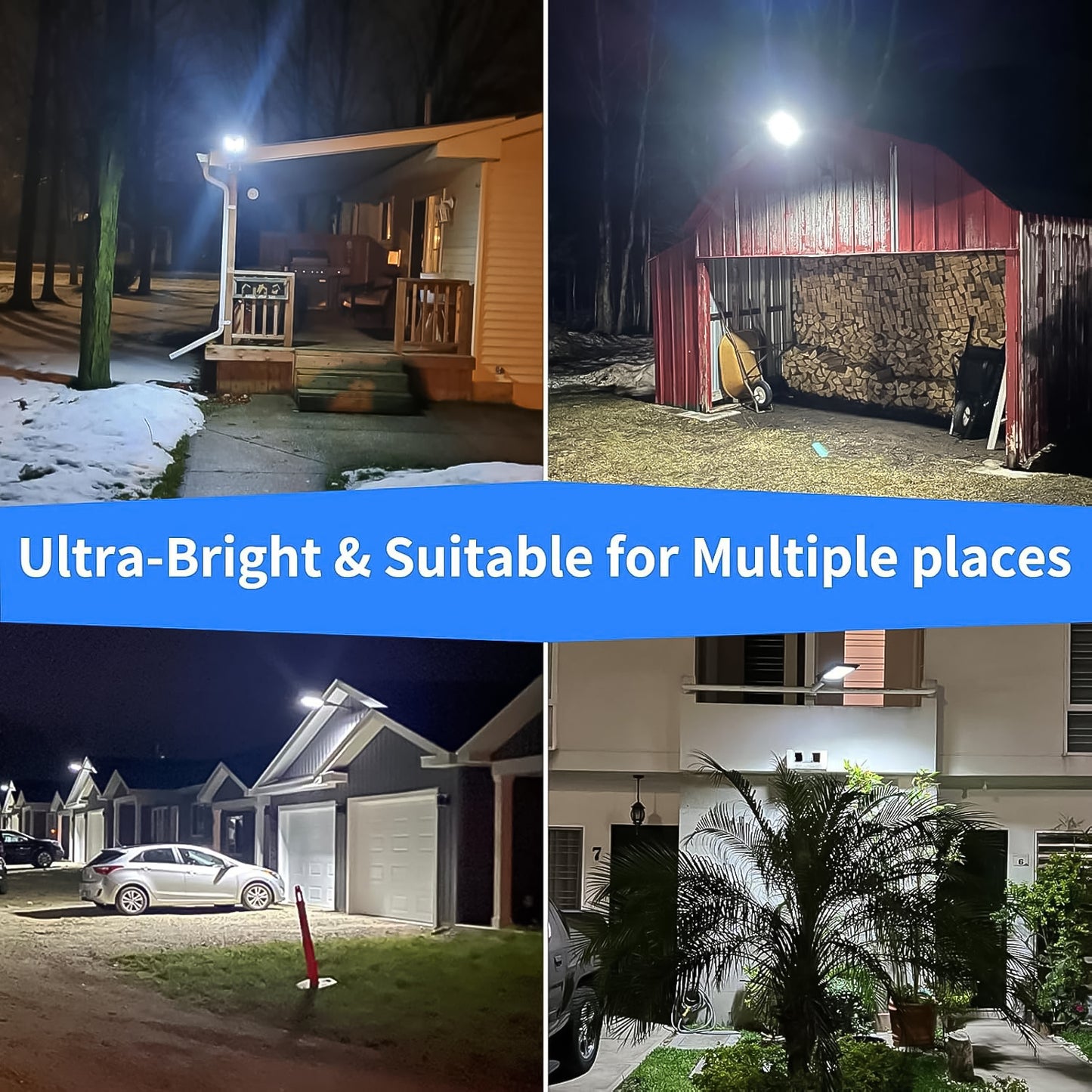 Solar LED Street Light with Motion Sensor and Remote Control - Outdoor Waterproof Security Lamp - Happy Price - Image 3