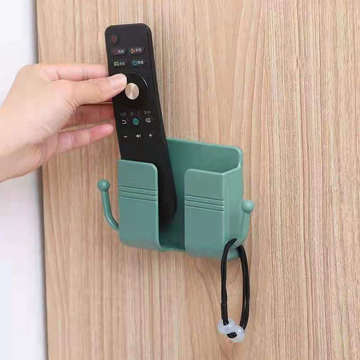 1 Pc Wallmount Mobile Stand With Hook Design Used In All Kinds Of Places Including Household And Many More As A Hanging Support For Cloths And Stuffs Purposes. - Happy Price - Image 3