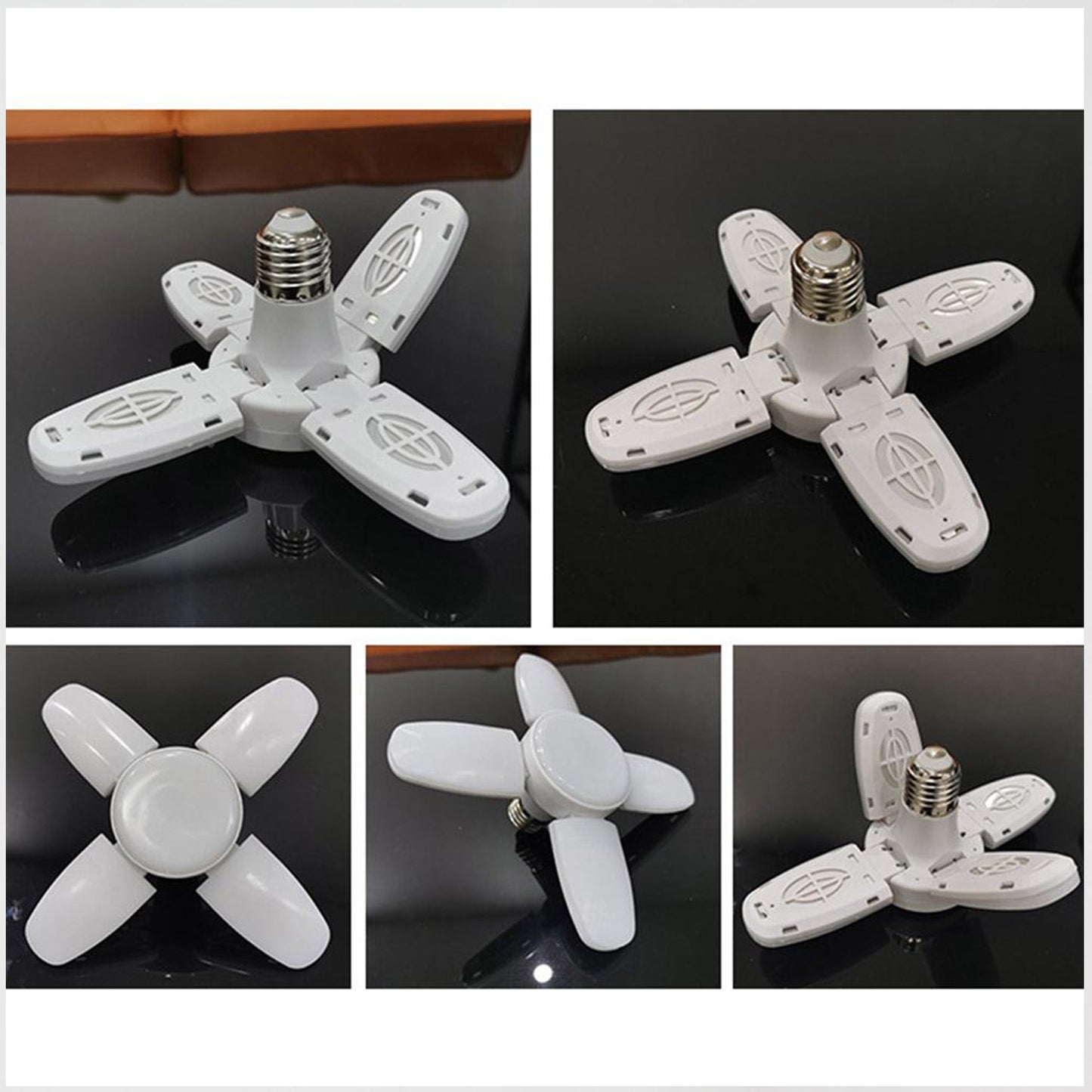 Fan Blade Led Bulb 28v Foldable Led Blade Fan Bulb ( 1 Pc ) - Happy Price - Image 5