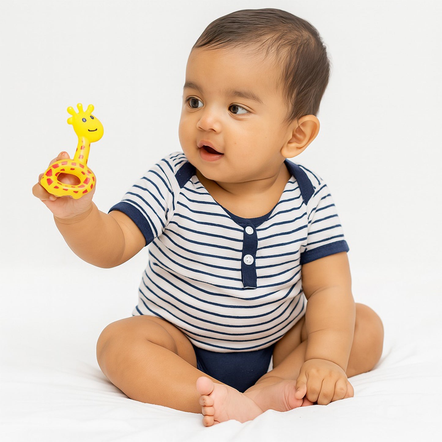 Plastic Baby Rattle Toys 5 Pcs Set - Happy Price - Image 5