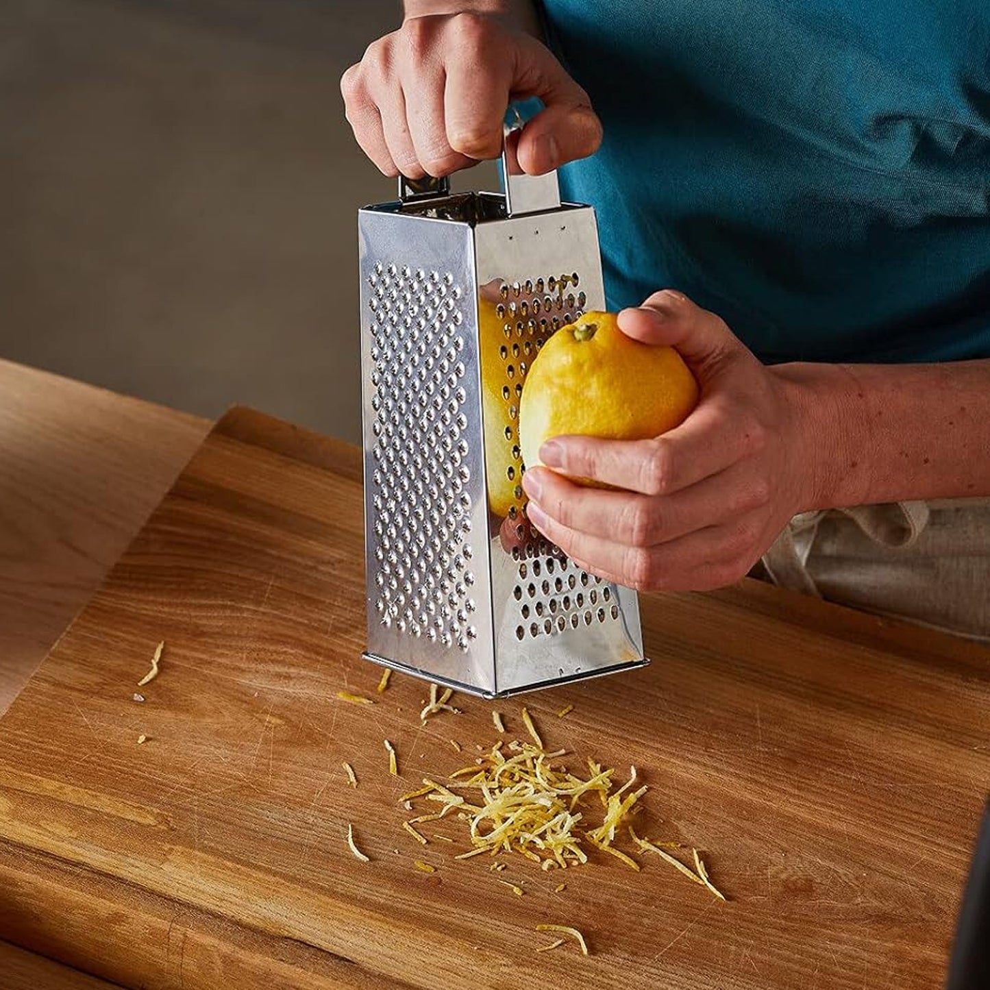 5-in-1 Stainless Steel Grater and Slicer - Multipurpose Kitchen Tool - Happy Price - Image 5