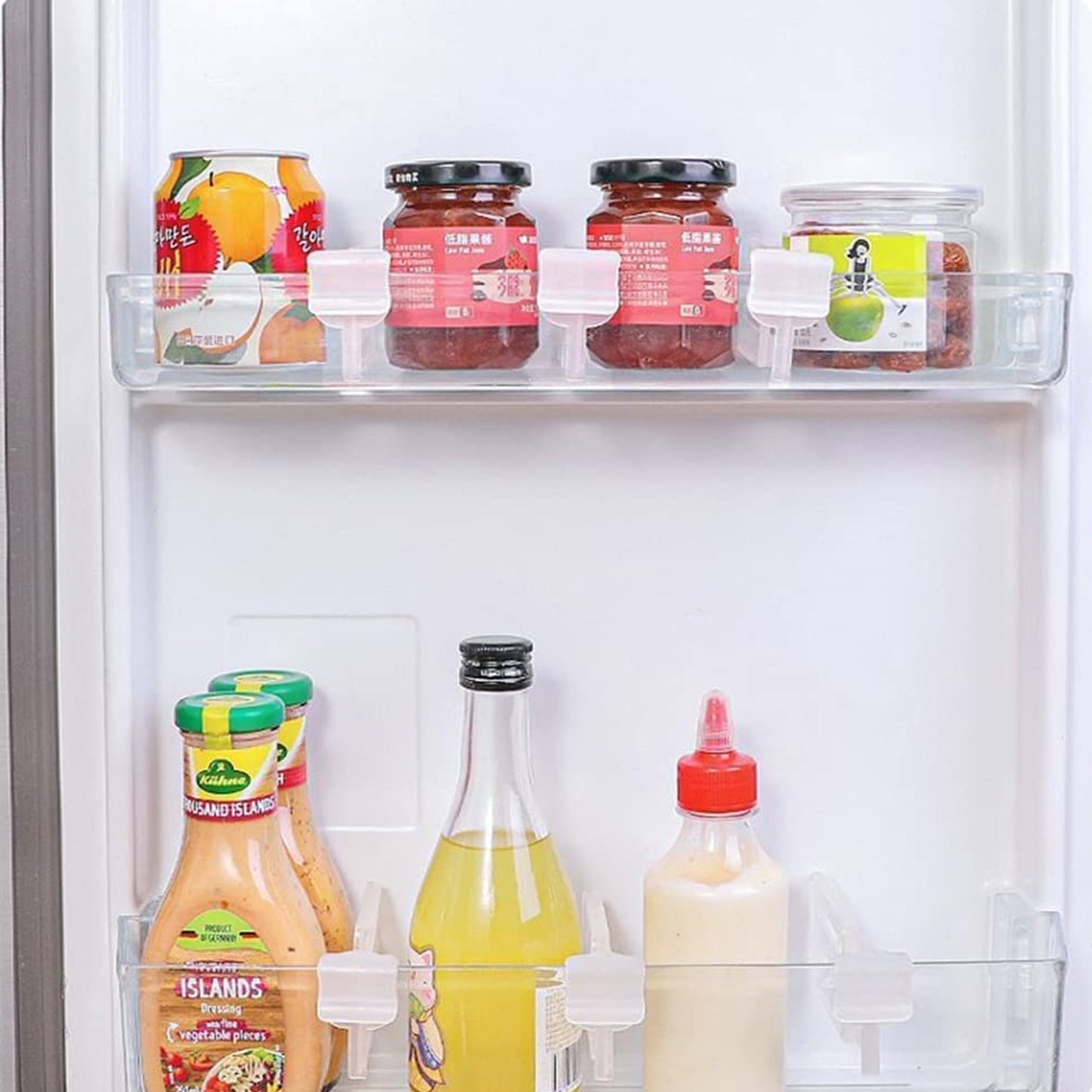 Refrigerator Internal Drawer Shelf Divider Clip (4 Pcs Set) - Happy Price - Image 2