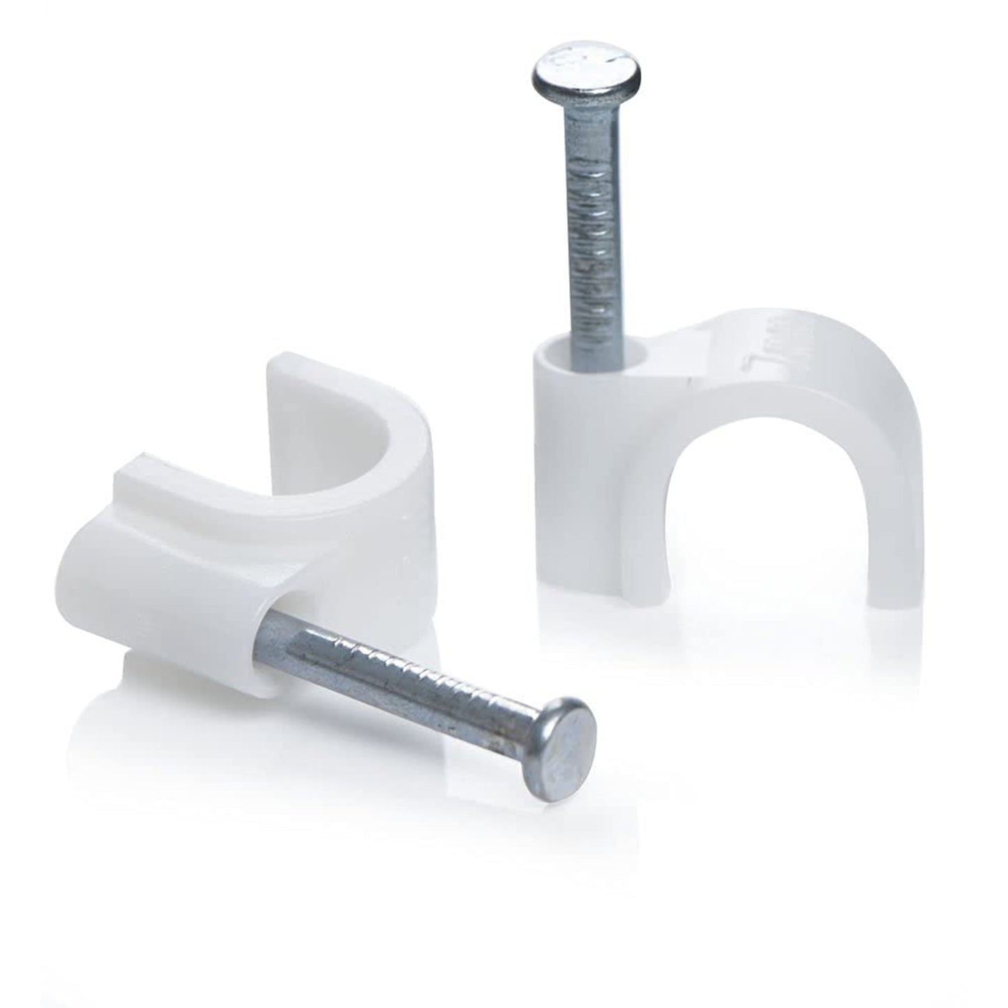 100 Pc 6 Mm Cable Clip Used In All Kinds Of Wires To Make Them Stuck And Holded In Walls Etc. - Happy Price - Image 2