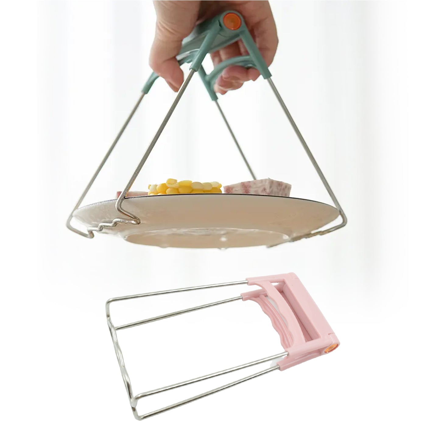 Kitchen Tongs Bowls Clip Wearresistant Bowls Plates Clip Lifter For Restaurants For Kitchen (1 Pc) - Happy Price - Image 6