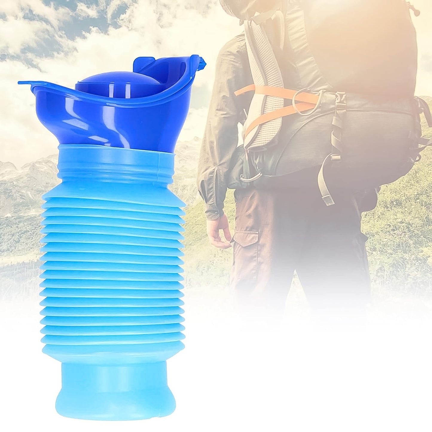 Urinal Foldable Portable Wee Bottle (750 Ml  1 Pc) - Happy Price - Image 2