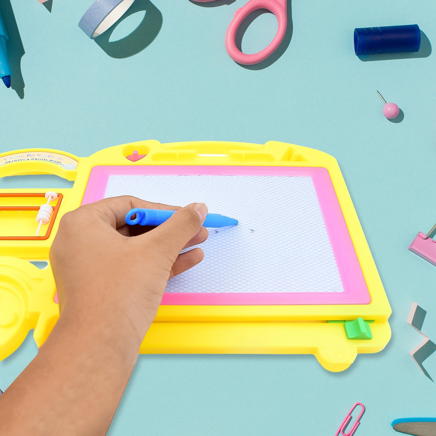 Bus Shape Drawing  Writing Slate Board For Kids (1 Pc  32  21 Cm) - Happy Price - Image 6