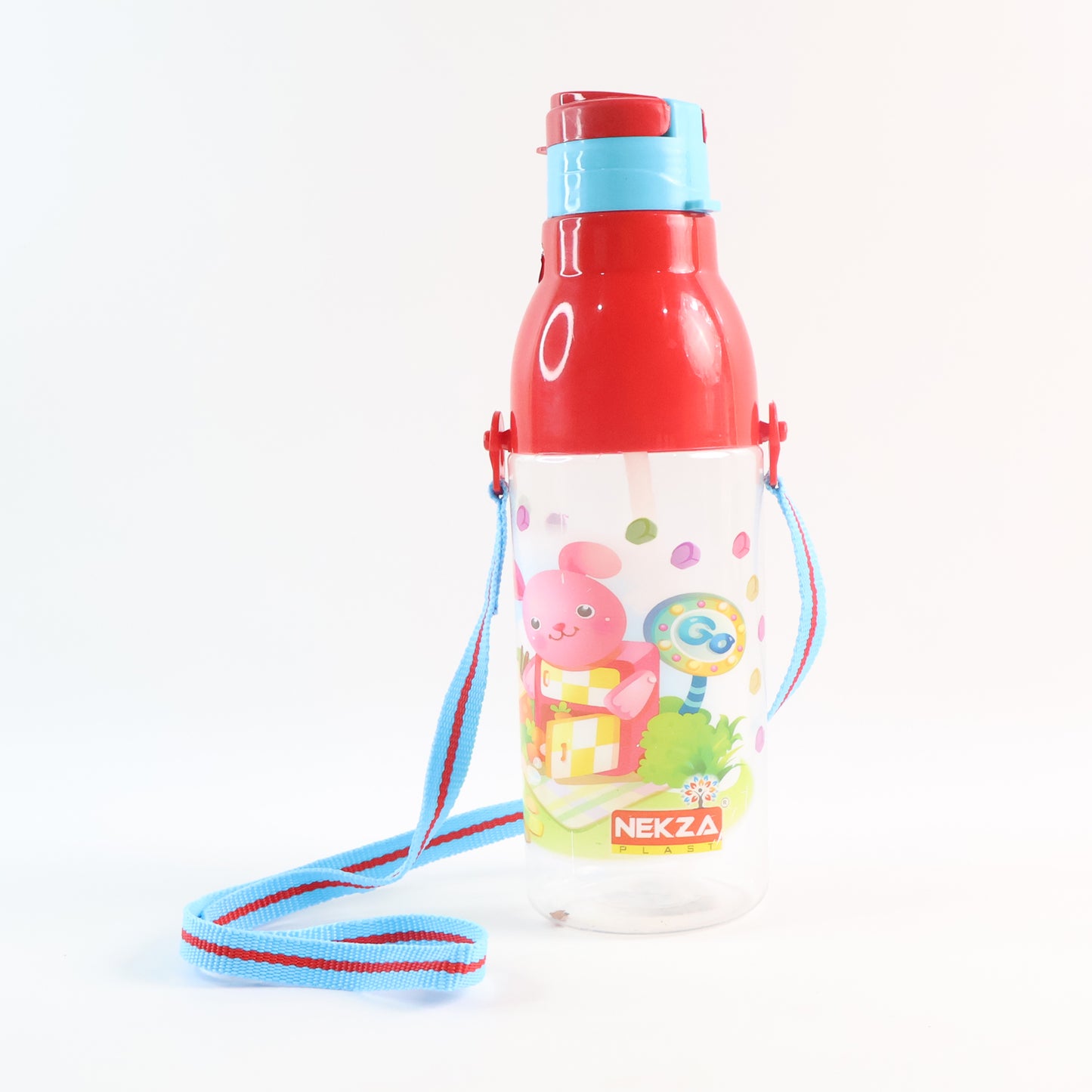 Plastic Tranparent Sports Insulated Water Bottle With Dori  Straw Easy To Carry High Quality Water Bottle Bpa-free  Leak-proof For Kids School For Fridge Office Sports School Gym Yoga (1 Pc 800ml) - Happy Price - Image 2