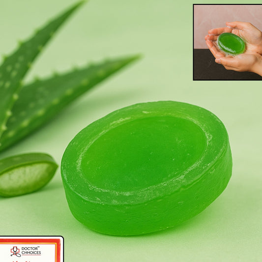 Doctor Chhoices Aloe Vera Herbal Bath Soap Bar - 1 Pc