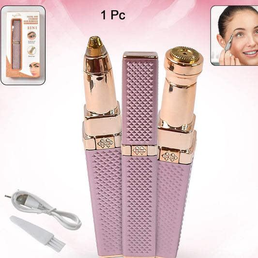 2-in-1 Eyebrow Razor  Painless Hair Shaver (1 Pc) - Happy Price - Image 1