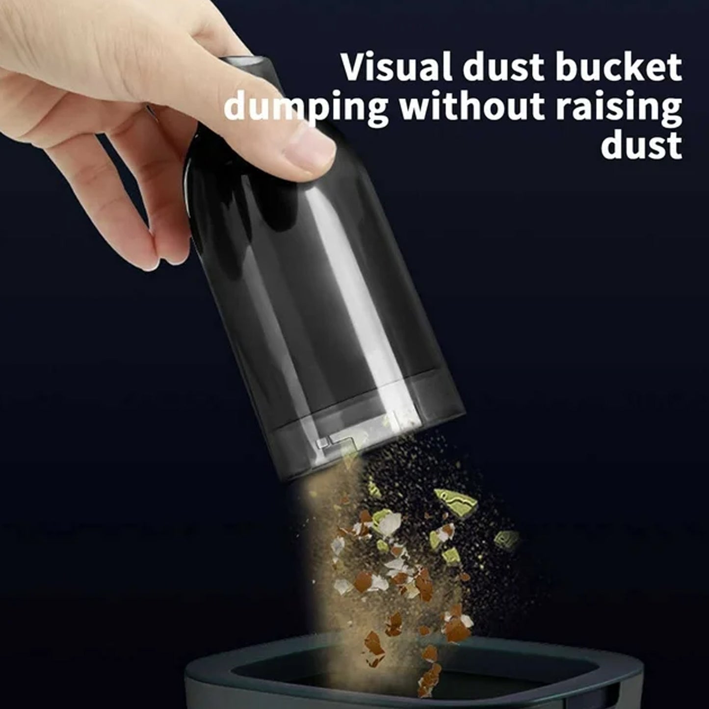 3-in-1 Rechargeable Mini Vacuum Cleaner & Air Blower - Portable Cordless Dusting Tool - Happy Price - Image 6