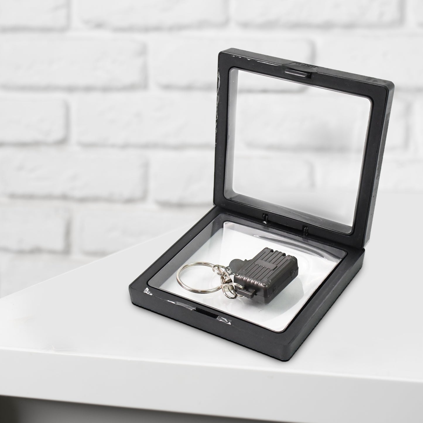 Suitcase Shape Nail Clipper Keychain With Key  3d Floating Frame Display Case (1 Set) - Happy Price - Image 3