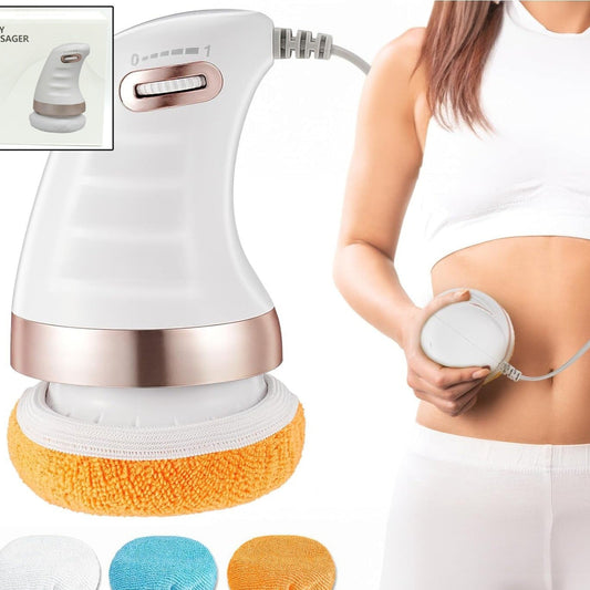 Body Massager Shaping Machine  Body Sculpting Massager With 3 Washable Pads Adjustable Speeds  Electric Handheld Massager For Belly Waist Legs Arms Butt (1 Pc) - Happy Price - Image 1