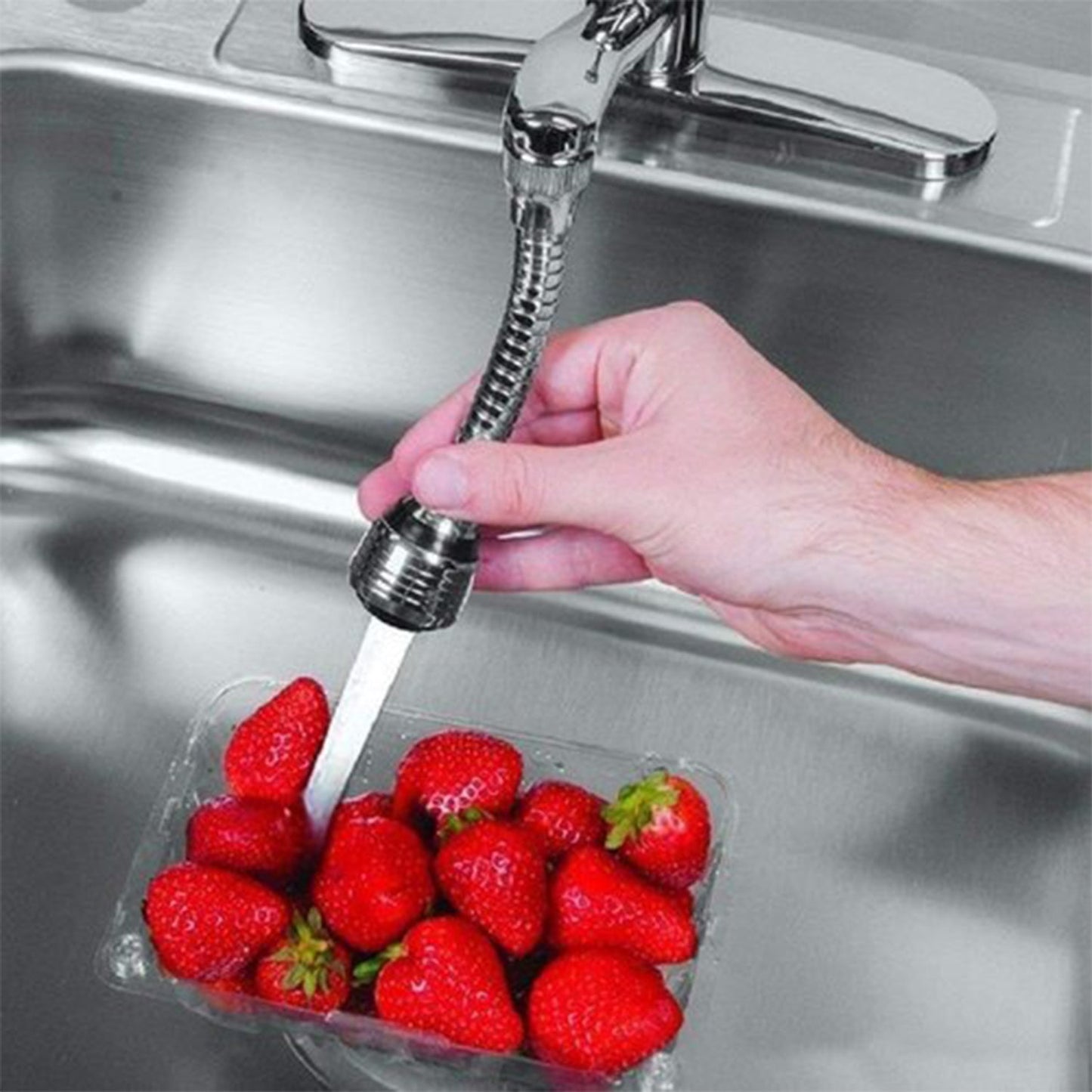 9006 Flexible Water Sprayer And Sprinkler Used For Watering And Washing Types Of Things. - Happy Price - Image 2