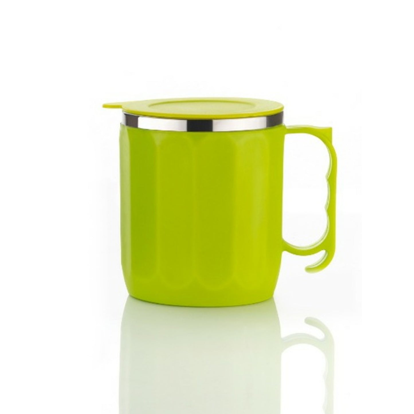 Stainless Steel Lid Cover Hot Coffeetea Mug Hot Insulated Double Wall Stainless Steel Coffee And Milk Cup With Lid - Coffee Cup Approx 250 Ml 300 Ml ( 1 Pc Mix Color) - Happy Price - Image 5